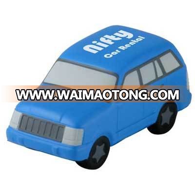 Pu Car New Products Promotion Customized cute with your printing jumbo suppliers anti Stress Cartoon spirit PU stress toy