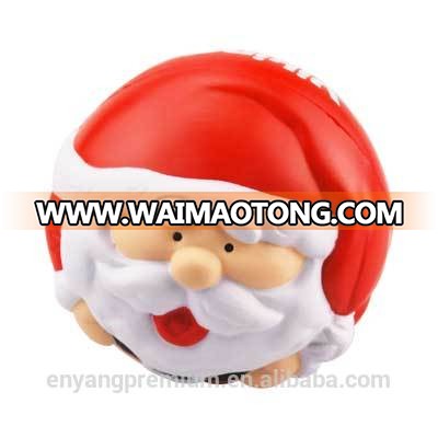 Santa Claus Ball Promotional Gift PU Stress reliever ball