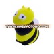 Promotional Bee Shaped PU Stress Reliever, PU Anti Stress Ball