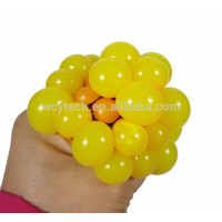 Soft colored stress squeeze toy stress relief grape ball squishy water ball